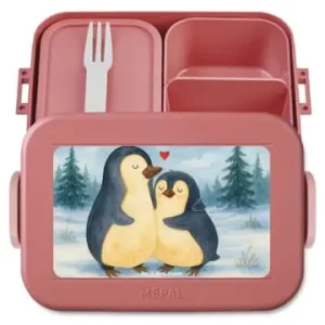 Mr. & Mrs. Panda Bento Box Pinguin umarmen Design ohne Spruch in Rot Pastell günstig kaufen | limango Zertifiziert