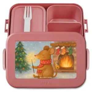 Online Kaufen Mr. & Mrs. Panda Bento Box Maus Weihnachten Design ohne Spruch in Rot Pastell günstig kaufen | limango