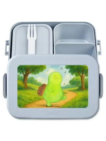 Markenprodukt Mr. & Mrs. Panda Bento Box Schildkröte Pfeifen Design ohne Spruch in Blau Pastell günstig kaufen | limango