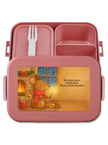 Mr. & Mrs. Panda Bento Box Maus Weihnachten Design mit Spruch in Rot Pastell günstig kaufen | limango Schnäppchen
