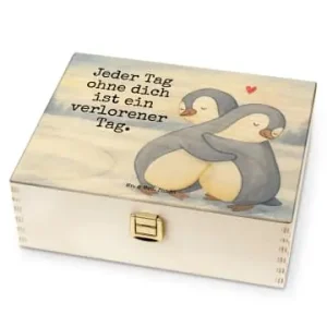 Saisonangebot Mr. & Mrs. Panda Teebeutel-Box Pinguine Kuscheln Design mit Spruch in Weiß günstig kaufen | limango