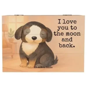 Mr. & Mrs. Panda Box Hund Entspannen Design mit Spruch in Weiß günstig kaufen | limango Neu