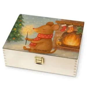 Direkt Vom Hersteller Mr. & Mrs. Panda Teebeutel-Box Maus Weihnachten Design ohne Spruch in Weiß günstig kaufen | limango