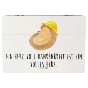 Mr. & Mrs. Panda Box Herz Dankbarkeit Erntedankfest mit Spruch in Weiß günstig kaufen | limango Neuheit