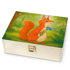 Kracherpreis Mr. & Mrs. Panda Tee Box Eichhörnchen Blume Design ohne Spruch in Weiß günstig kaufen | limango