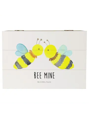 Kracherpreis Mr. & Mrs. Panda Box Biene Liebe mit Spruch in Weiß günstig kaufen | limango