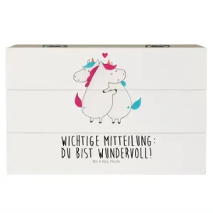 Mr. & Mrs. Panda Box Einhorn Mitteilung mit Spruch in Weiß günstig kaufen | limango Bestseller