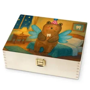 Kostenfreie Lieferung Mr. & Mrs. Panda Tee Box Bär Zahnfee Design ohne Spruch in Weiß günstig kaufen | limango