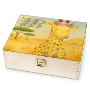 Zertifiziert Mr. & Mrs. Panda Tee Box Giraffe Blumenkranz Design mit Spruch in Weiß günstig kaufen | limango