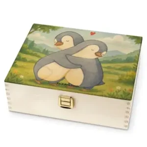 Mr. & Mrs. Panda Tee Box Pinguine Kuscheln Design ohne Spruch in Weiß günstig kaufen | limango Neu