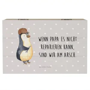 Mr. & Mrs. Panda Box Wenn Papa es nicht reparieren kann, sind wi... in Grau Pastell günstig kaufen | limango Markenprodukt