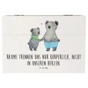 Must-Have Mr. & Mrs. Panda Box Trennung von den Eltern mit Spruch in Weiß günstig kaufen | limango