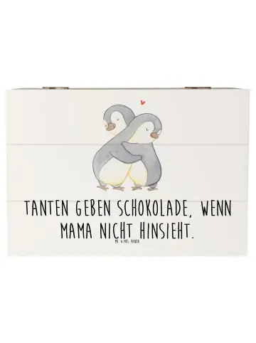 Mr. & Mrs. Panda Box Tante Schokolade mit Spruch in Weiß günstig kaufen | limango Preiswert