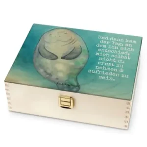 Knallerangebot Mr. & Mrs. Panda Tee Box Seekuh Happy Design mit Spruch in Weiß günstig kaufen | limango