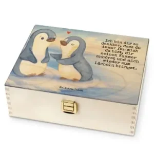 Mr. & Mrs. Panda Tee Box Pinguine trösten Design mit Spruch in Weiß günstig kaufen | limango Direkt Vom Hersteller