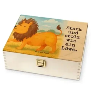 Solange Der Vorrat Reicht Mr. & Mrs. Panda Tee Box Sternzeichen Löwe Design mit Spruch in Weiß günstig kaufen | limango