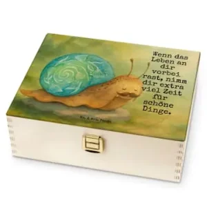 Heißes Angebot Mr. & Mrs. Panda Tee Box Schnecke Sir Design mit Spruch in Weiß günstig kaufen | limango