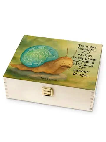 Heißes Angebot Mr. & Mrs. Panda Tee Box Schnecke Sir Design mit Spruch in Weiß günstig kaufen | limango