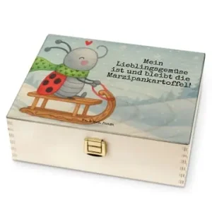 Sonderaktion Mr. & Mrs. Panda Tee Box Smörle Rodeln Design mit Spruch in Weiß günstig kaufen | limango