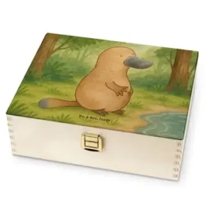 Kostenloser Versand Mr. & Mrs. Panda Tee Box Schnabeltier Mut Design ohne Spruch in Weiß günstig kaufen | limango