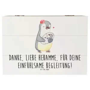Mr. & Mrs. Panda Box Liebe Hebamme mit Spruch in Weiß günstig kaufen | limango Letzte Chance