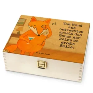 Garantierte Lieferung Mr. & Mrs. Panda Tee Box Fuchs Lord Design mit Spruch in Weiß günstig kaufen | limango