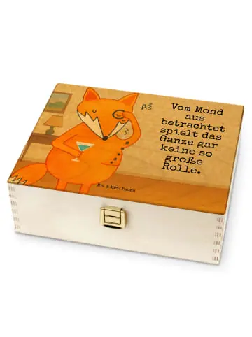Garantierte Lieferung Mr. & Mrs. Panda Tee Box Fuchs Lord Design mit Spruch in Weiß günstig kaufen | limango