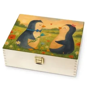 Versand Am Gleichen Tag Mr. & Mrs. Panda Tee Box Pinguin Pärchen Design ohne Spruch in Weiß günstig kaufen | limango