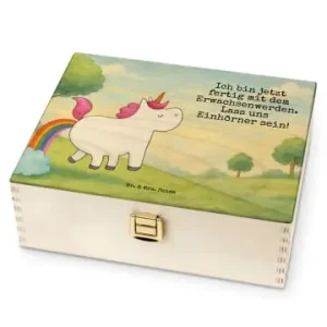 Mr. & Mrs. Panda Tee Box Einhorn Pupsen Design mit Spruch in Weiß günstig kaufen | limango Solange Der Vorrat Reicht