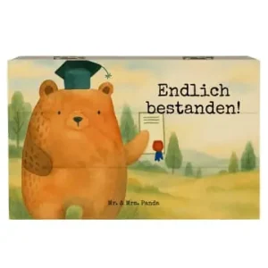 Mr. & Mrs. Panda Box Bär Prüfung Design mit Spruch in Weiß günstig kaufen | limango Aktuell