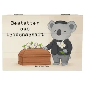 Mr. & Mrs. Panda Box Bestatter Leidenschaft Design mit Spruch in Weiß günstig kaufen | limango Sichere Zahlung