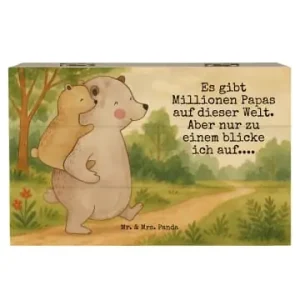 Mr. & Mrs. Panda Box Papa Bär Design mit Spruch in Weiß günstig kaufen | limango Mega-Angebot