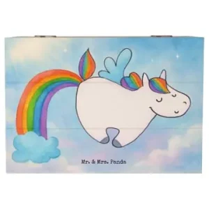 Top-Seller Mr. & Mrs. Panda Box Einhorn Fliegendes Pferd Design ohne Spruch in Weiß günstig kaufen | limango