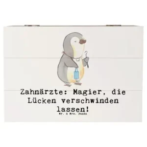 Mr. & Mrs. Panda Box Zahnarzt Magier mit Spruch in Weiß günstig kaufen | limango Preis Gesenkt