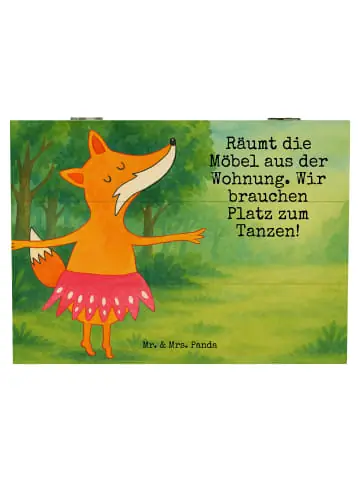Mr. & Mrs. Panda Box Fuchs Ballerina Design mit Spruch in Weiß günstig kaufen | limango Bestseller