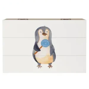 Mr. & Mrs. Panda Box Pinguin Lolli ohne Spruch in Weiß günstig kaufen | limango Knallerangebot