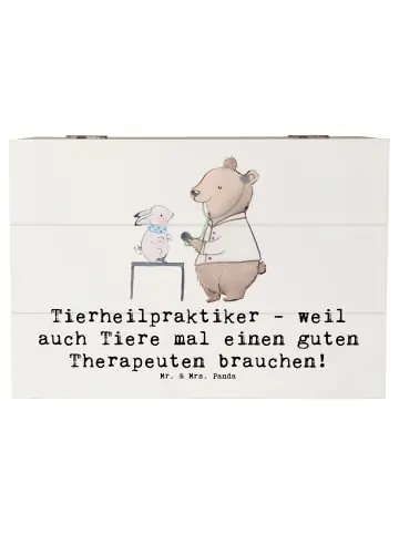 Mr. & Mrs. Panda Box Tierheilpraktiker mit Spruch in Weiß günstig kaufen | limango Schnäppchen