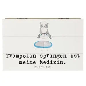 Mr. & Mrs. Panda Box Panda Trampolin springen mit Spruch in Weiß günstig kaufen | limango Wochenendangebot