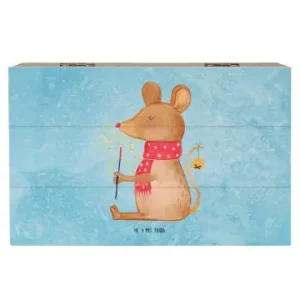 Mr. & Mrs. Panda Box Maus Weihnachten ohne Spruch in Eisblau günstig kaufen | limango Mega-Angebot