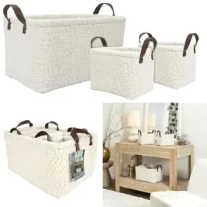 Top-Preis THE HOME DECO FACTORY 3er-Set: Körbe in Creme - (H)20 cm günstig kaufen | limango