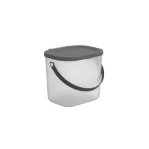 Preisknaller Rotho ALBULA Waschmittelbehälter 6l mit Deckel in Anthrazit günstig kaufen | limango