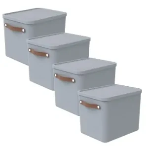 Rotho 4er-Set Aufbewahrungsbox Maloja 27l günstig kaufen | limango Sichere Zahlung