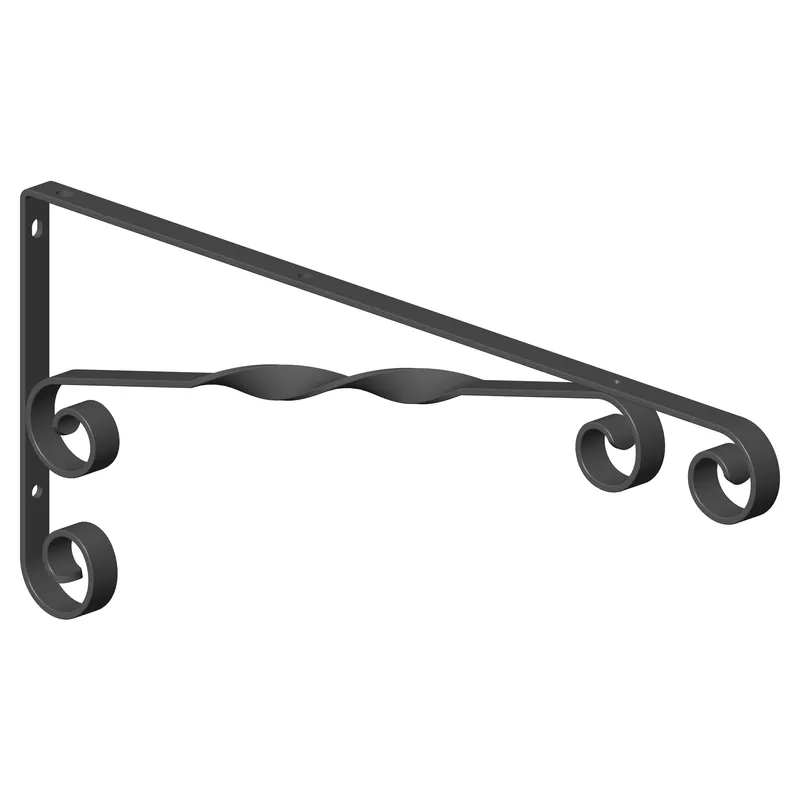 Wochenendangebot Regalwinkel 'Jasmin' schwarz 35 x 1,2 x 15 cm