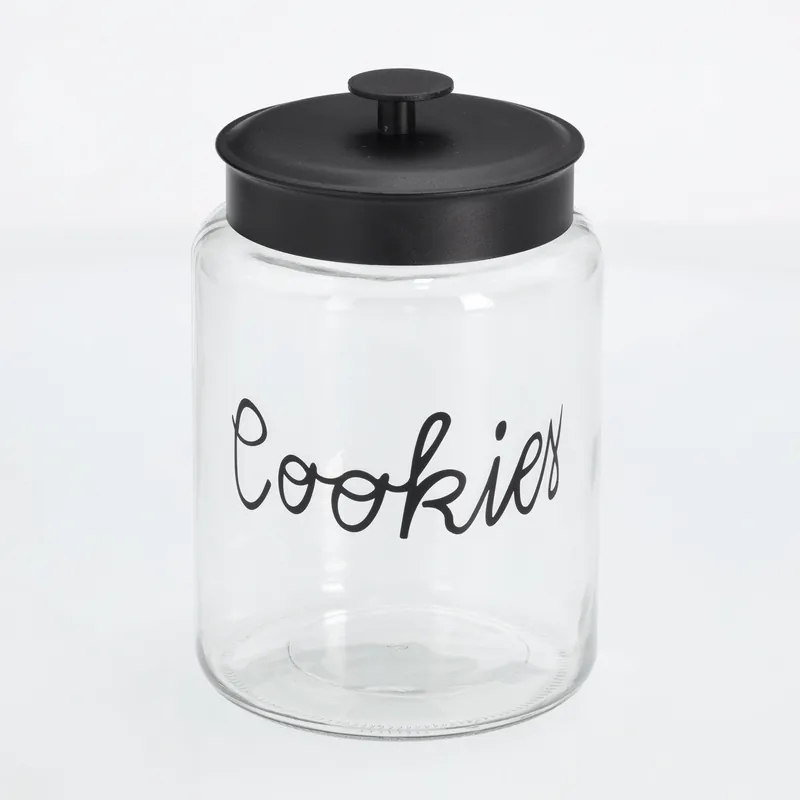 Zertifiziert Vorratsglas 'Cookies' mit Metalldeckel 4,2 l 17,3 x 26,4 x 17,3 cm
