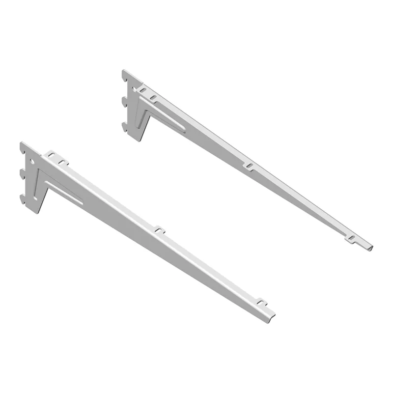 Winkelträger weiß 49 x 2,6 x 12 cm 2 Stück Gratis Versand