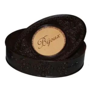 Kostenloser Rückversand Anticline Schmuckkästchen in Schwarz/ Hellbraun - (B)12,5 x (H)3,6 cm günstig kaufen | limango