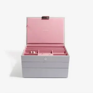 Stackers Schmuckkasten in Grau - (B)25 x (H)18 x (T)3,7 cm günstig kaufen | limango Garantierte Lieferung