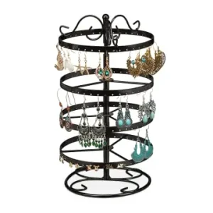 relaxdays Ohrringhalter in Schwarz - (H)30 x Ø16,5 cm günstig kaufen | limango Top-Angebot