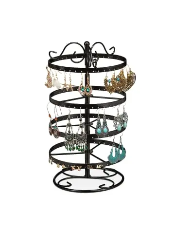 relaxdays Ohrringhalter in Schwarz - (H)30 x Ø16,5 cm günstig kaufen | limango Top-Angebot