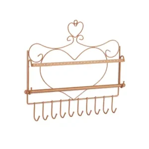 Markenware relaxdays Wand Schmuckhalter in Bronze - (B)36,5x (H)30 x (T)3,5 cm günstig kaufen | limango